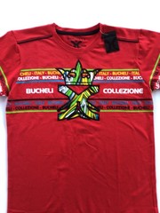 Men’s Bucheli T Shirt,Italian Style,Cotton,Slim Fit,Stretch M…..A10.A