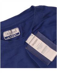 Kappa Mens Vest Top Large Blue Cotton AA26