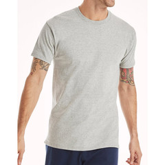 Hanes Men’s Moisture-Wicking Stay-Tucked Undershirts, 6-Pack, 3XL Assorted