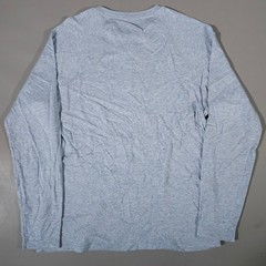 Faherty Henley Mens Large Blue Cloud Cotton Pima Modal Long Sleeve Raglan Shirt