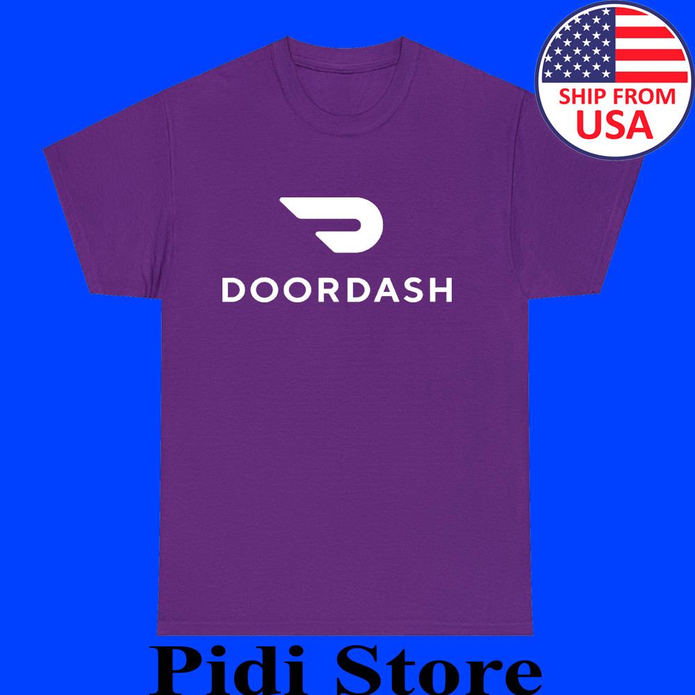 Doordash Food Delivery Driver Men’s Purple Size S to 3XL