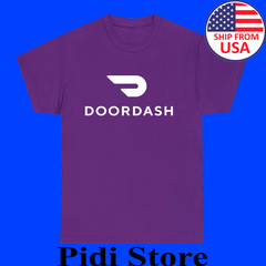 Doordash Food Delivery Driver Men’s Purple Size S to 3XL