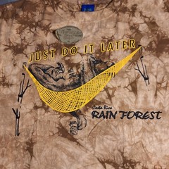 Vintage Rana Tropic T-Shirt XL Costa Rica Rain Forest Sloth Just Do It Later