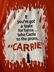 Fright Rags Carrie Horror Movie T Shirt Red Graphic Tee Size L
