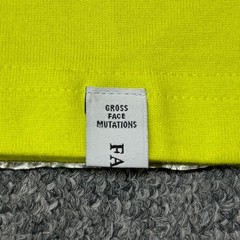 FACETASM 25SS FOIL BIG TEE NAT-TEE-U01 lime 5 （96426A）