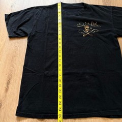 Salt Life Graphic T-Shirt Black Skull Fishing Hooks Short Sleeve Tee Size M