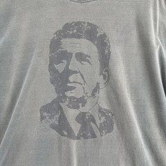 Genuine Desert Wash Ronald Reagan Short Sleeve T-Shirt Mens XL Green