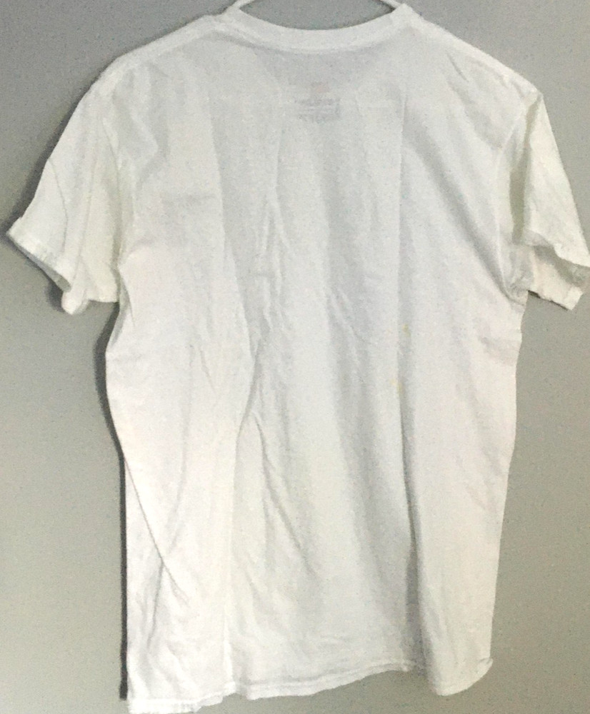 Hanes Shirt Mens Medium White ComfortSoft Crewneck Short Sleeve Cotton Tee Blank