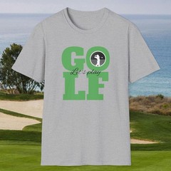 Let’s Play Golf Sports T-Shirt: Casual Summer Adult Sportswear