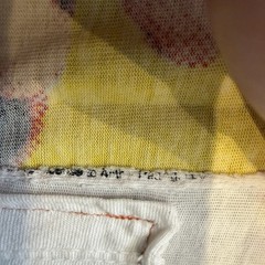 RARE Vintage Ziggy Stardust graphic tee David Bowie Altered Tie Back Pattern
