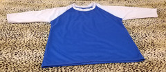 3 Packs Men’s 3/4 Sleeve Crew Neck Raglan Jersey Baseball Tee Shirts Size Large