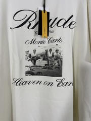 Rhude Heaven on Earth Graphic Tee XXL NWT Vintage White Made in USA Relaxed Fit