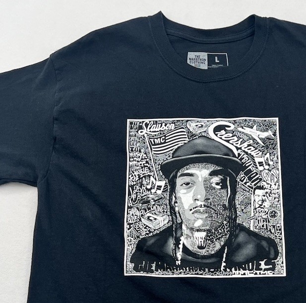 The Marathon Clothing Nipsey Hussle T Shirt Mens Large Black Graphic Rare