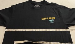 Gold And Silver Pawn Shop Las Vegas Nevada Store Front Tee Shirt Sz Medium Black