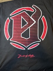 Evil Vice Double-Sided Graphic Logo Black/Red Knit Men’s XL Crew Neck Tee