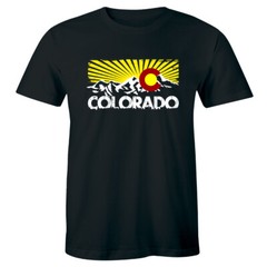 Colorado Rocky Mountain Sunnest Area Logo Men’s Premium T-shirt Tee