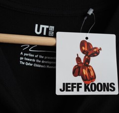 Jeff Koons Rabbit Stainless Steel 1986 Sculpture Art Graphic Uniqlo T shirt