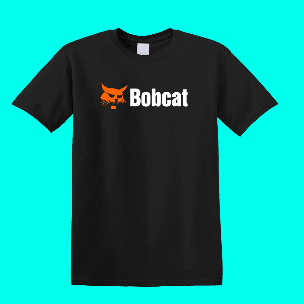 Bobcat Tractor Bob Cat Black Size S to 5XL