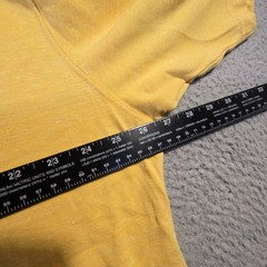 Carhartt Shirt Mens XL Yellow Work Wear Outdoors Loose Fit Casual Logo Work NWT