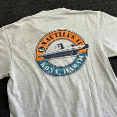 Vintage Nautilus II 2 Kona Hawaii T Shirt XL Single Stitch Sof Tee Made In USA