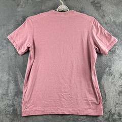 Public Rec Men XL Go-To V-Neck T-Shirt Pink Mauve Heather Pima Cotton Tencel Tee
