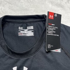 Under Armour Mens Locker Short Sleeve T-Shirt Black Small 1268471 001 Graphic