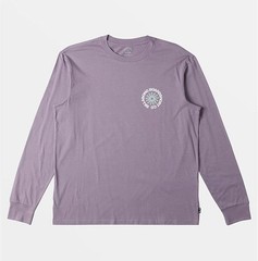 Billabong Men’s Whirlpool Long Sleeve T-shirt Purple NEW S M L XL XXL $36