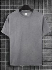 Men’s Short Sleeve Round Neck T-Shirt Classic Casual Slim Fit Shirts