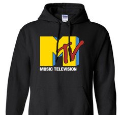 MTV – Music Television – When It Was Music – 1980’s Design – Unisex – Hoodie