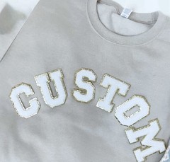 Gilden Sweatshirts Or T-shirt With Iron On Lettering. Made When Ordered!