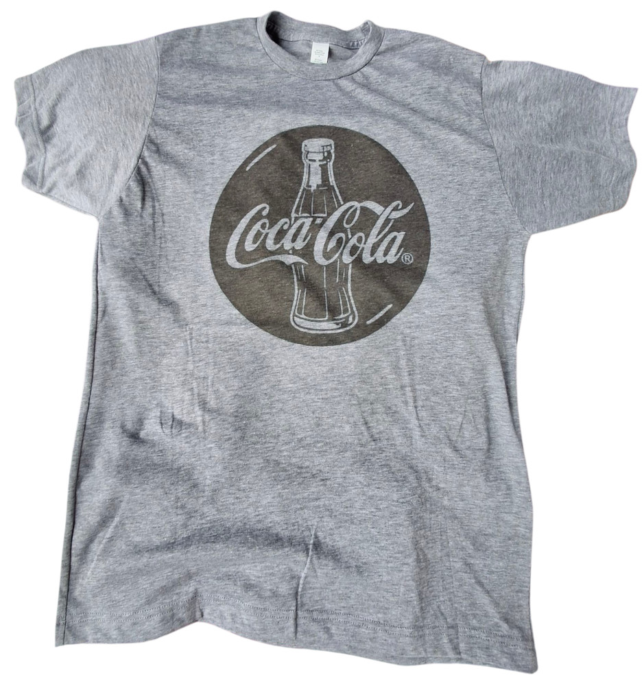 Men’s Coca-Cola t-shirt Color vintage charcoal new gift