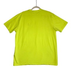 PSYCHO BUNNY Pima Cotton Classic Crewneck T-Shirt Men 7 (XL) Lime Everyday Boho