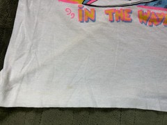Vintage Mickey Mouse Sleep Shirt White One Size Hawaii Wave Zone Sherry 90s USA