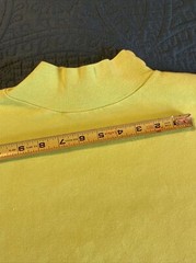 VINTAGE 90’S LIME GREEN SHIRT, HIGH NECK, SAN FRANCSICO CITY STREETS L