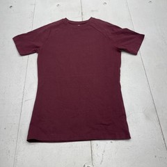 Tailored Athlete Shirt Mens XS Red Muscle Fit Stretch Tee Tagless Basic Crewneck