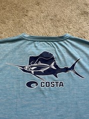 Costa UPF 40+ Long Sleeve Performance Fishing Shirt BLUE MEDIUM / SMALL MSRP $45