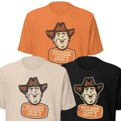 Farmer Jack’s Supermarket Detroit Short-Sleeve Unisex T-Shirt – Retro Grocery