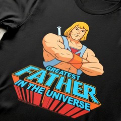 Masters of the Universe Greatest Father Men’s T Shirt He-Man Prince Adam Eternia