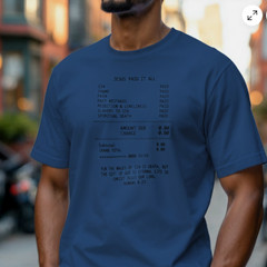 Jesus Paid It All Christian T Shirt Romans 6:23 Faith Bible Quote Tee Gift