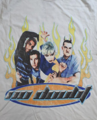 No Doubt Mens Summer 2000 Distressed Graphic (2024 Print) White Shirt New Small