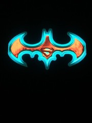 Batman Superman Sound-Activated LED T-Shirt