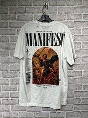 Pacsun Manifest Oversized White T-Shirt Size Medium New