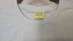 Fruit Riot Baby Blue Green Cotton Graphic Tshirt, Small