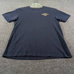 Nike Men’s Small Navy Short Sleeve Graphic Tee World Globe Logo National Flags