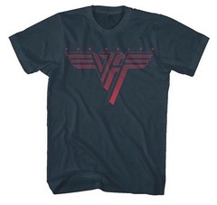 HOT!Van Halen T Shirt Classic Logo Blue T Shirt, Size S to 5XL