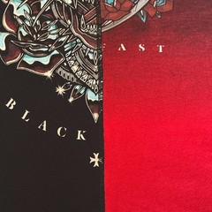 Affliction Black Label Men/Unisex Skull Graphic T-Shirt Black/Red Crew Neck XL
