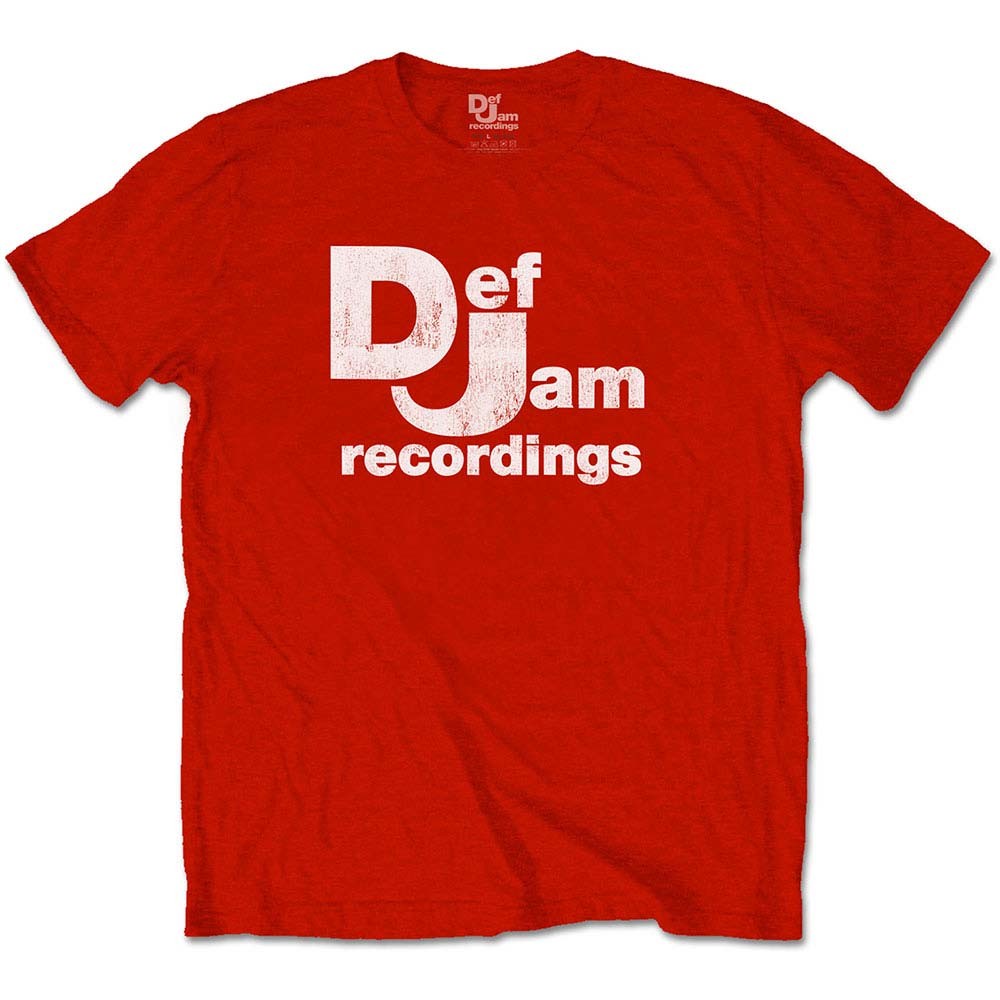 Men’s Def Jam Recordings Classic Logo Slim Fit T-shirt XX-Large Red