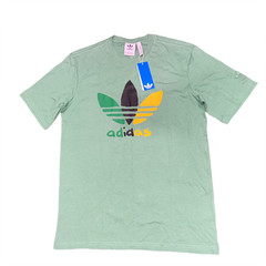 NWT Men’s adidas Originals Multi‑Color Trefoil Shirt Size Medium IZ2571 New