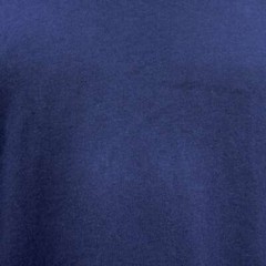 Men’s Navy Blue Club Room 100% Cotton Gray Collar Trim T-Shirt, Size XL