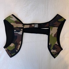 JOCKMAIL Men’s Harness Elastic Shoulder Strap Neoprene Harness Crop Top Muscle